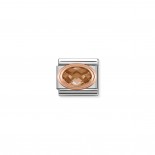 Composable Classic Link Rose Gold Champagne Stone