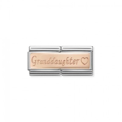 Composable Classic Rose Gold Granddaughter Double Link