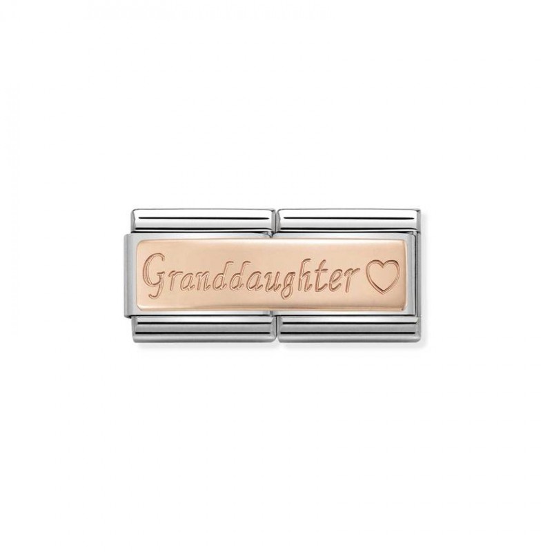 Composable Classic Rose Gold Granddaughter Double Link