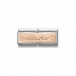 Composable Classic Rose Gold Granddaughter Double Link